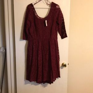 ❤️NWT❤️ burgundy dress